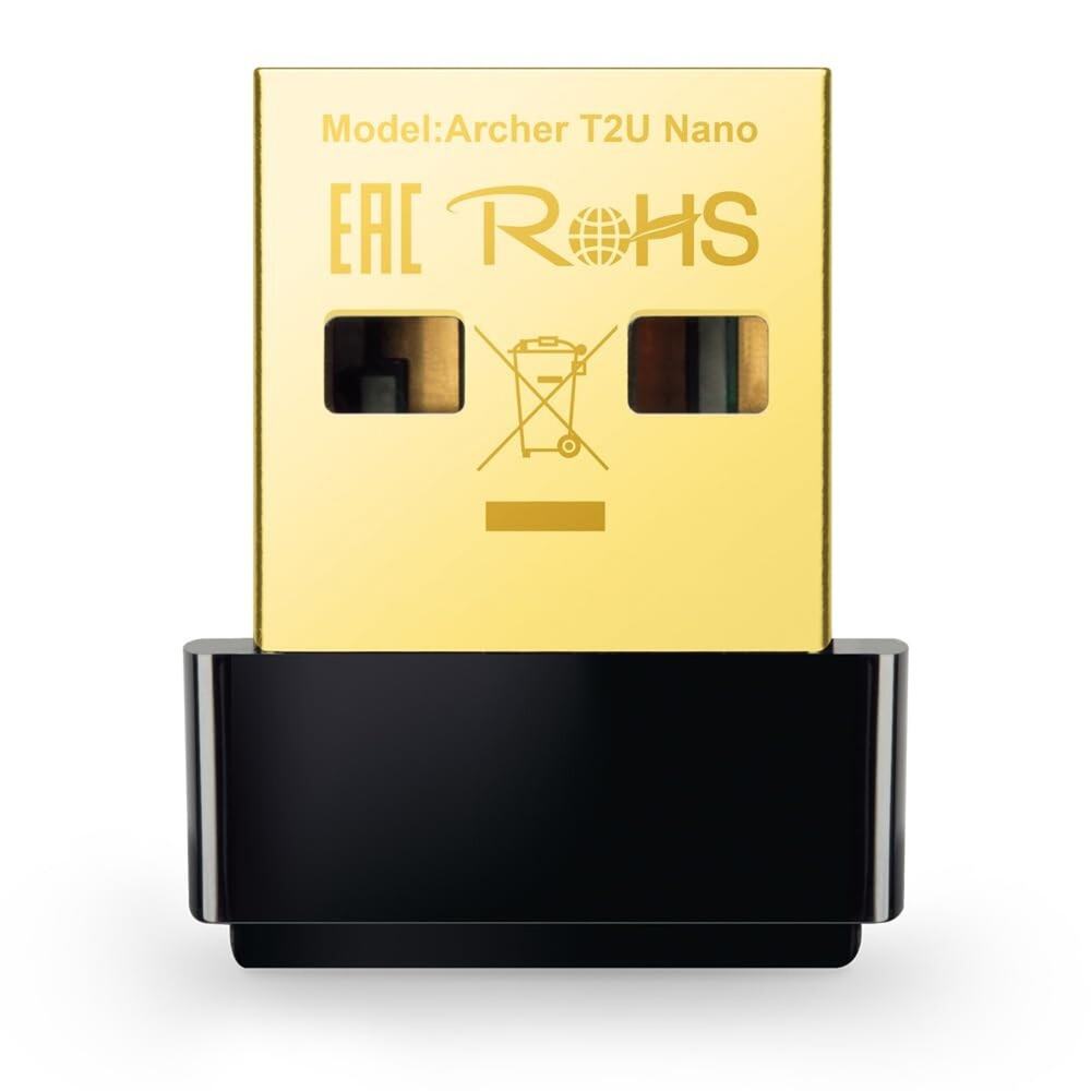 TP-LINK AC600 Archer T2U Nano 433Mbps + 200Mbps Dual Band easy mini size usb